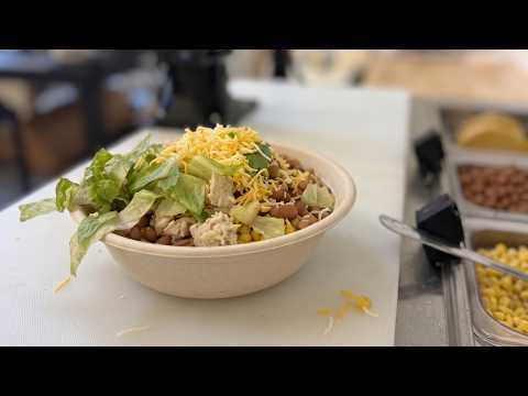 Chef Robotics physical AI assembles a burrito bowl